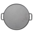 Lifeideas Black Cast Iron Grill Pan with Handles
