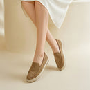 Slip-on Suede Loafers - Tan