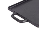 Breeins Rectangular Cast-Iron Reversible Griddle & Grill Pan