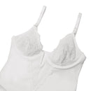 Lace Tummy Control Body Shaper Bodysuit with Adjustable Straps