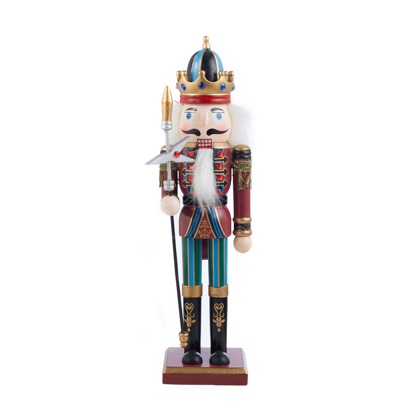 Lifeideas Wooden Nutcracker Soldier Figurine Christmas Ornament