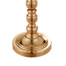 Lifeideas Crystal Metal Vase Table Centerpiece