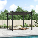 Livingandhome Aluminum Pergola For Patio Deck