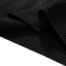 Fashionable Short Sleeve Polo T-Shirt - Black