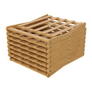 Lifeideas Lightweight Bamboo Foldable Shoe Storage