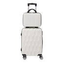 Livingandhome 2-Piece Hard Shell Travel Suitcases Luggage Set