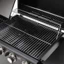 5-Burner Outdoor Gas Burner with Side Burner Gas Gill