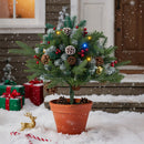 Lifeideas Artificial Christmas Planter Bushes Decoration