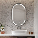 Livingandhome Oval LED Vanity Mirror