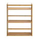 Livingandhome Wooden Bamboo 3-Tier Desk Bookshelf Organizer