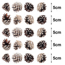 Lifeideas 30-Piece Pine Cone Christmas Tree Hanging Ornament Set