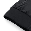 Outdoor Zip-up Windproof Lightweight Bomber Jacket Casual Varsity Outerwear - Black