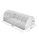 Breeins White Outdoor Walk-in Tunnel Greenhouse With Steel Frame