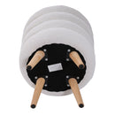 Livingandhome Creative Teddy Fabric Footstool