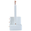 Sheonly Jewelry Organizer with Rotating Mirror and Makeup Storage Box