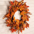 Artificial Fall Wreath With Berries