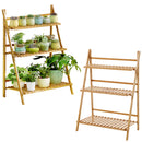 Lifeideas 3-Tier Foldable Wooden Ladder Shelf
