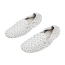 Pair Of Fashion Studded Slip-on Loafers