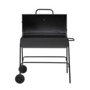 Outdoor Garden Charcoal Smoker BBQ Grill With Wheels