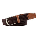 Casual Elastic Braided Belt With D-shape Pin Buckle