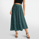 High Waist Vacation Polka Dot Skirt