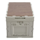 Livingandhome 60L Collapsible 5-Door Storage Box Outdoor Camping Table