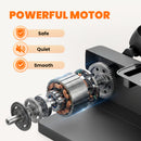 SPORTNOW Under Desk Elliptical Machine with Manual & Auto Modes