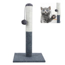Livingandhome Cat Scratching Post With Hanging Ball