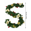 Lifeideas 2.7m Pre-lit Artificial Christmas Garland Decorations