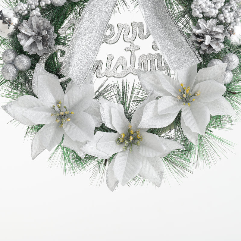 Lifeideas Elegant Christmas Wreath With Mixed Decor