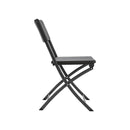 Breeins Foldable 3-Piece Bistro Set with Rattan-Style Table and Chairs