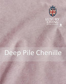 Chenille Blackout Ring Top Curtains Pink