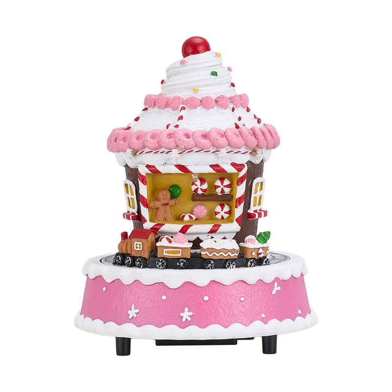 Lifeideas Christmas Cake Music Box Ornament