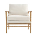 Livingandhome Direct Teddy Bear Fur Wooden Armchair