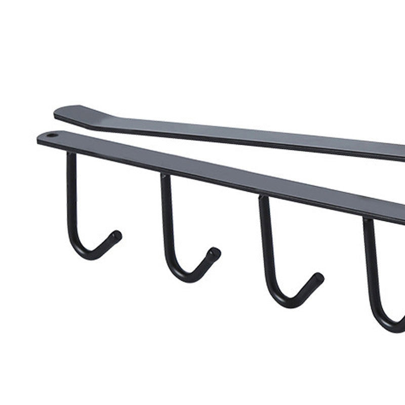 Lifeideas Cups Storage 6 Hooks Kitchen Utensil Hanging Hook Rack Holder Under Cabinet Closet