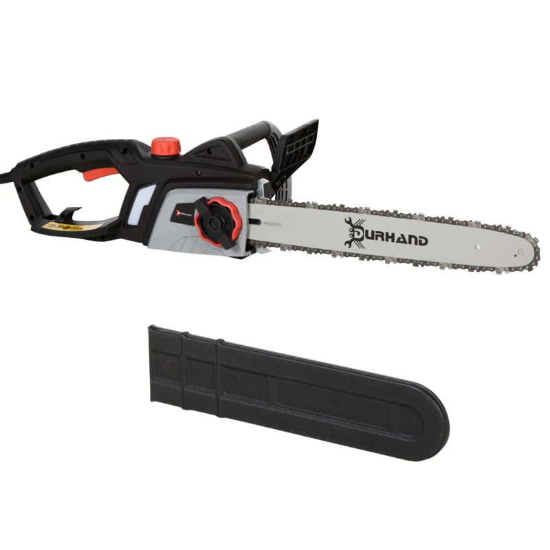 DURHAND Electric Chainsaw with Double Brake 1600w - Black