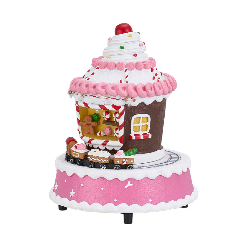 Lifeideas Christmas Cake Music Box Ornament