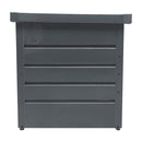 Garden Sanctuary Steel Garden Lockable Storage Box for Tools