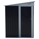 Breeins 5 x 7FT Sliding Door Pent Roof Garden Tool Shed Outdoor Patio Storage House