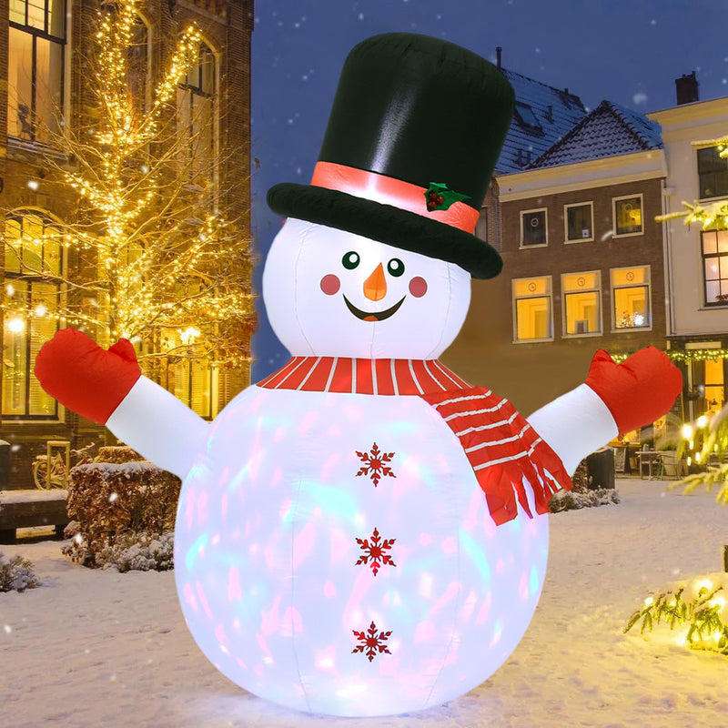 Lifeideas 1.8M Inflatable Snowman for Christmas Decoration