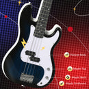 SPORTNOW 4 String Full Size Electric Bass Guitar for Beginner with Amp, Blue