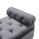 Livingandhome Set of 2 Compact Wooden Folding Chair with Metal Legs