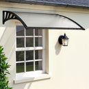 Garden Sanctuary Window Door Awning Canopy with Brackets