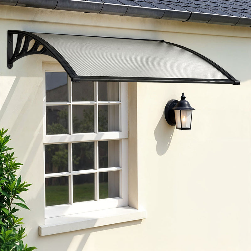 Garden Sanctuary Window Door Awning Canopy with Brackets