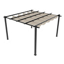 Breeins 13x13ft Aluminium Pergola With Retractable Roof