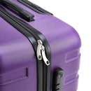 Livingandhome Hardshell Rolling Luggage Trolley Travel Case