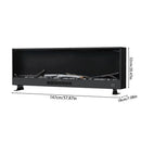 Livingandhome Recessed Electric Fireplace With Remote Control