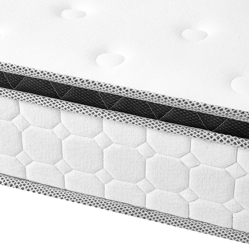Livingandhome 10Inch Single Mattress Pocket Spring Hybrid Mattress