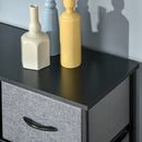 HOMCOM 9 Drawers Storage Chest Dresser Organizer Unit w/ Foldable Bin