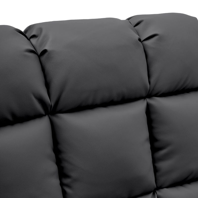 Livingandhome Faux Leather Upholstered Recliner Armchair